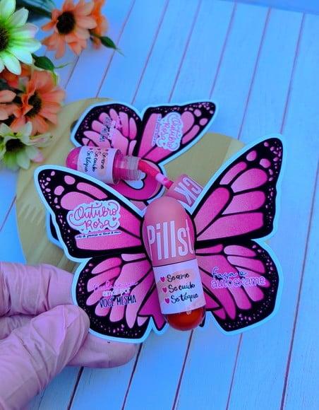 Card com Mini Gloss- Outubro Rosa