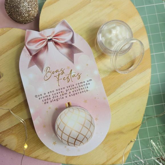 Card com Mini Hidratante- Boas Festas