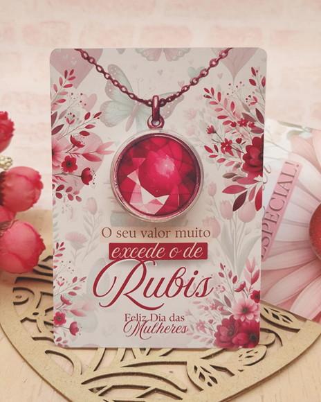 Card com Mini Hidratante- Dia da Mulher