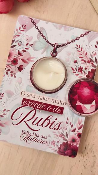 Card com Mini Hidratante- Dia da Mulher