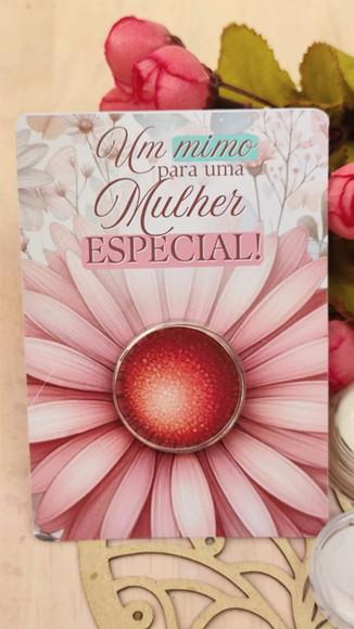 Card com Mini Hidratante- Dia da Mulher