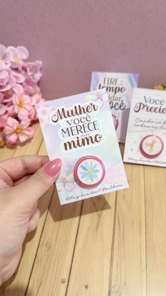Card com Mini Hidratante- Dia da Mulher