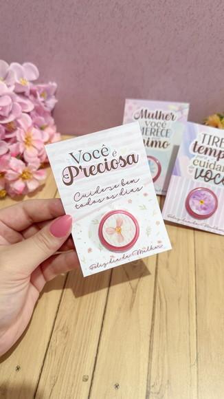 Card com Mini Hidratante- Dia da Mulher
