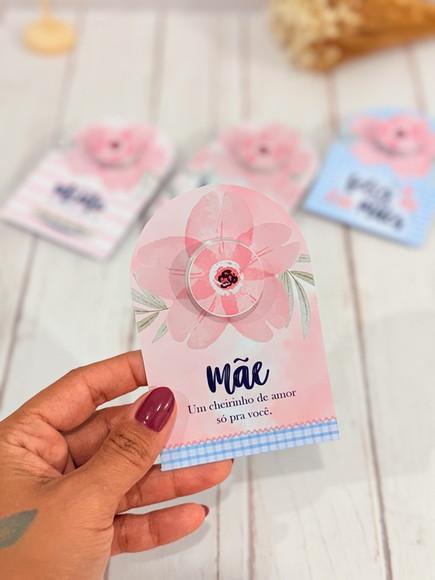 Card com Mini Hidratante- Dia das Mães