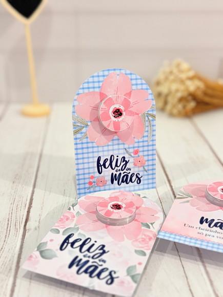 Card com Mini Hidratante- Dia das Mães