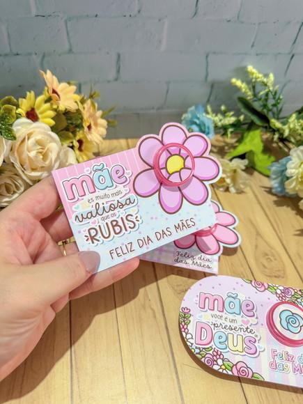 Card com Mini Hidratante- Dia das Mães
