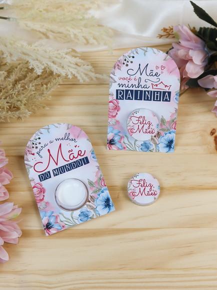 Card com Mini Hidratante- Dia das Mães