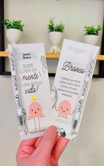 Card com Mini Hidratante- Janeiro Branco