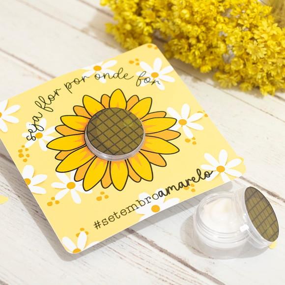 Card com Mini Hidratante- Setembro Amarelo