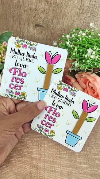 Card com Mini Lixa- Dia da Mulher