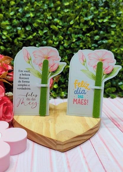 Card com Mini Lixa- Dia das Mães