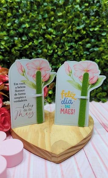 Card com Mini Lixa- Dia das Mães
