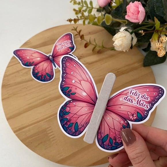 Card com Mini Lixa- Dia das Mães