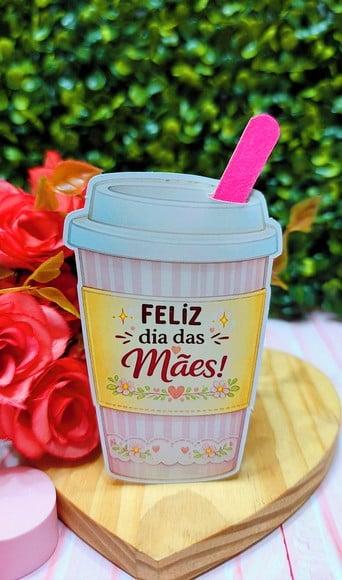 Card com Mini Lixa- Dia das Mães