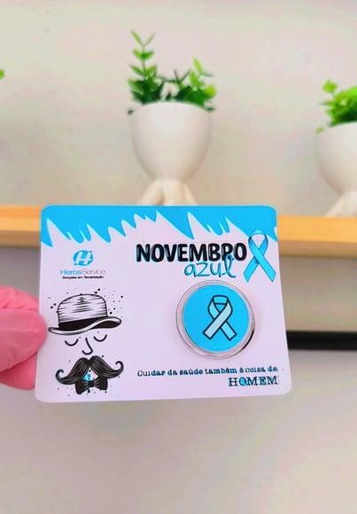 Card com Mini Loção Pós Barba- Novembro Azul