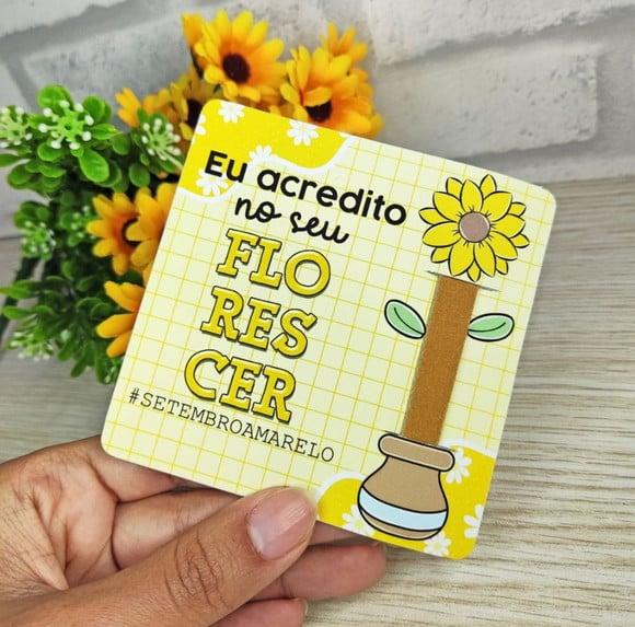 Card com Mini Lixa- Setembro Amarelo