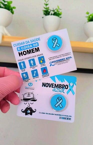 Card com Mini Loção Pós Barba- Novembro Azul