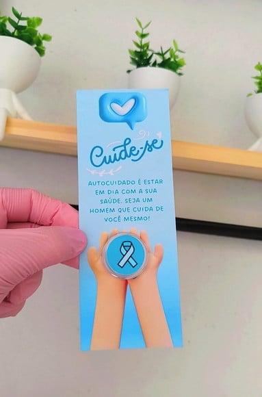 Card com Mini Loção Pós Barba- Novembro Azul