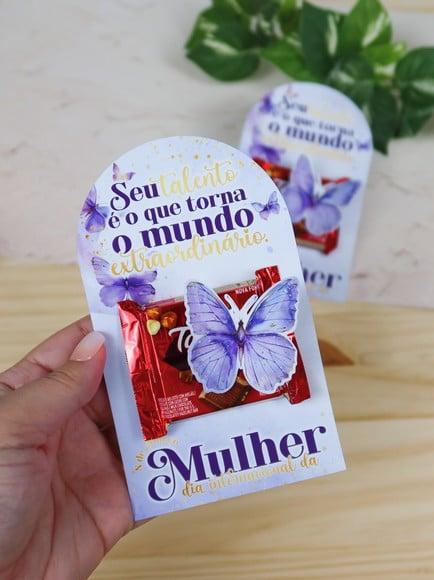 Card com Mini Talento- Dia da Mulher
