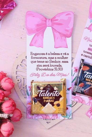 Card com Mini Talento- Dia das Mães