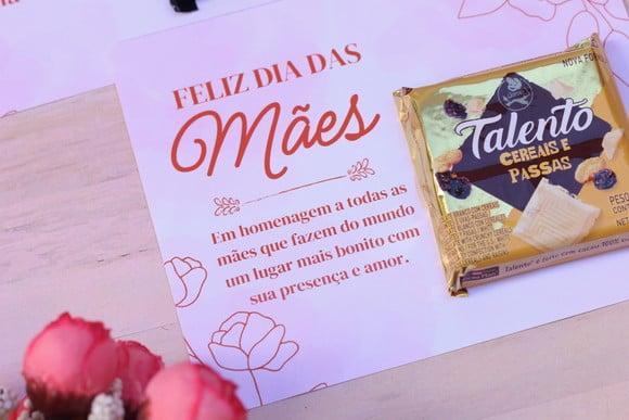Card com Mini Talento- Dia das Mães