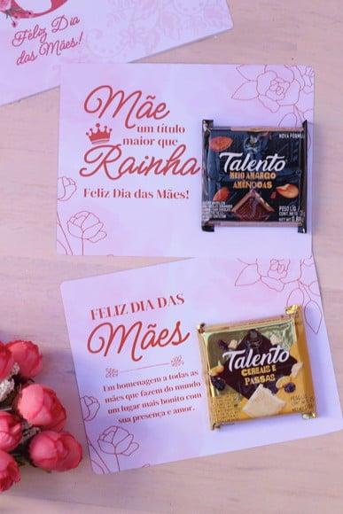 Card com Mini Talento- Dia das Mães