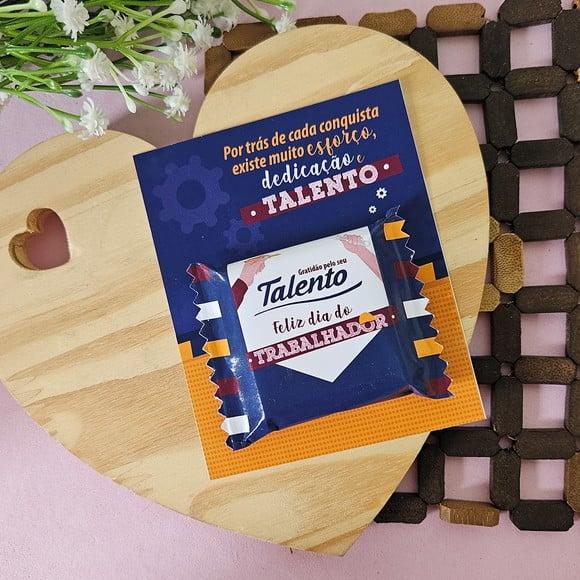Card com Mini Talento- Dia do Trabalho