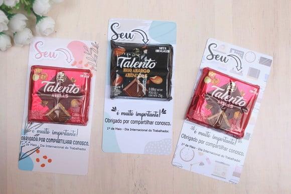 Card com Mini Talento- Dia do Trabalho