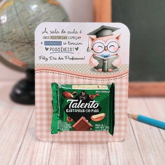 Card com Mini Talento- Dia dos Professores