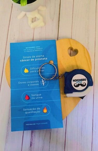 Card com Mini Trena 1m- Novembro Azul