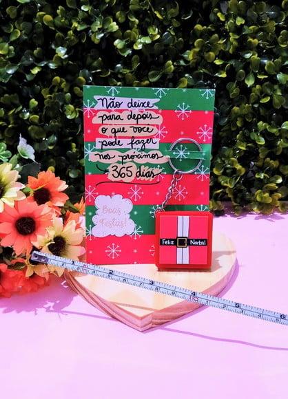 Card com Mini Trena 1m- Natal
