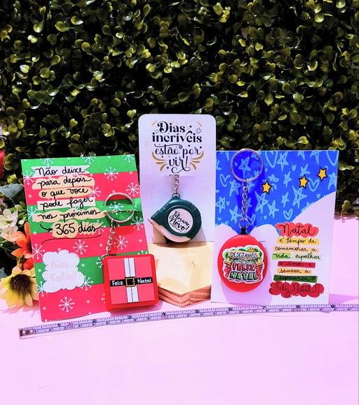 Card com Mini Trena 1m- Natal