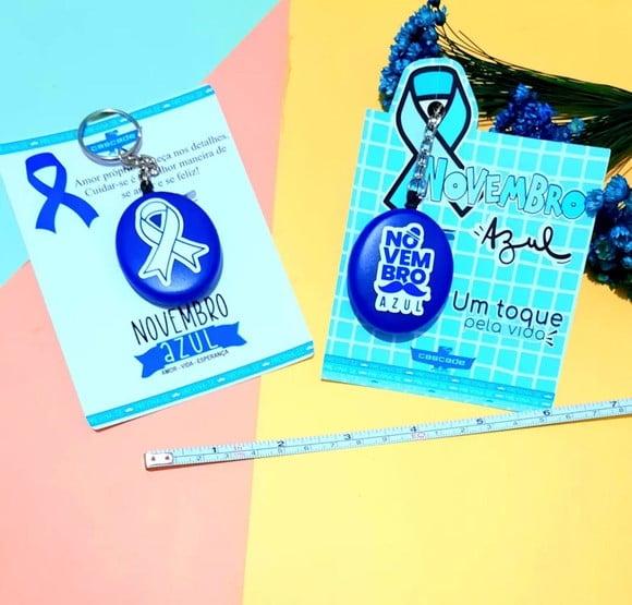 Card com Mini Trena 1m- Novembro Azul