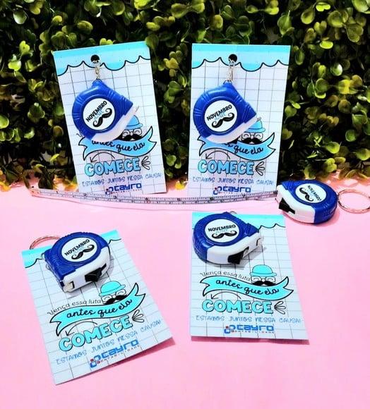 Card com Mini Trena 1m- Novembro Azul