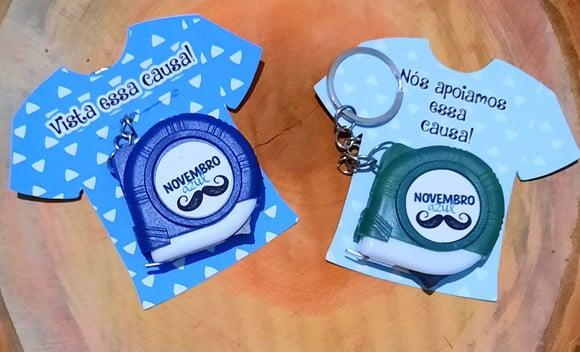 Card com Mini Trena 1m- Novembro Azul
