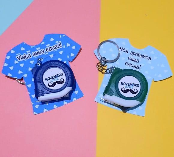 Card com Mini Trena 1m- Novembro Azul