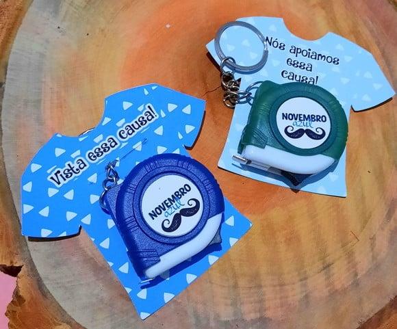 Card com Mini Trena 1m- Novembro Azul