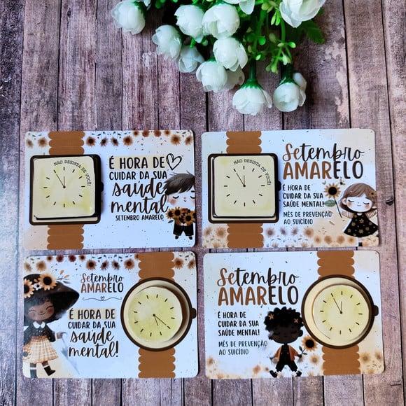 Card com Moedinha ao Leite- Setembro Amarelo