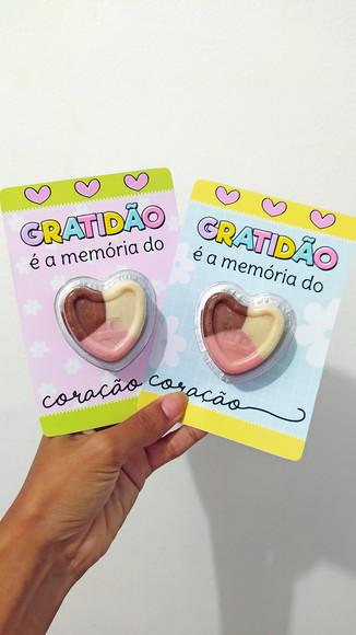 Card com Nucita (docinho)- Gratidão