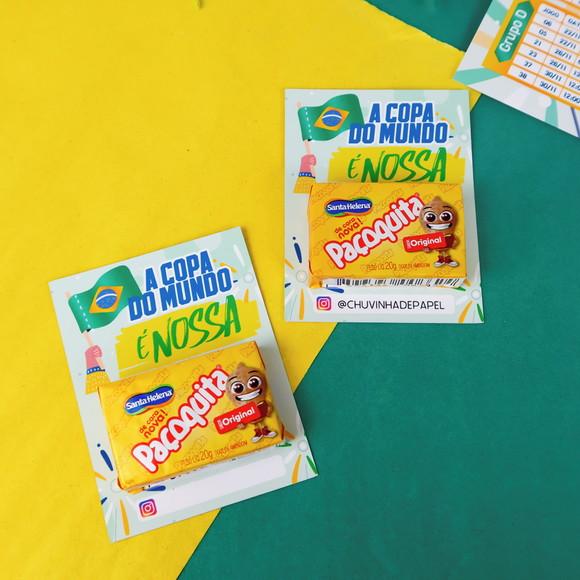 Card com Paçoca- Copa do Mundo