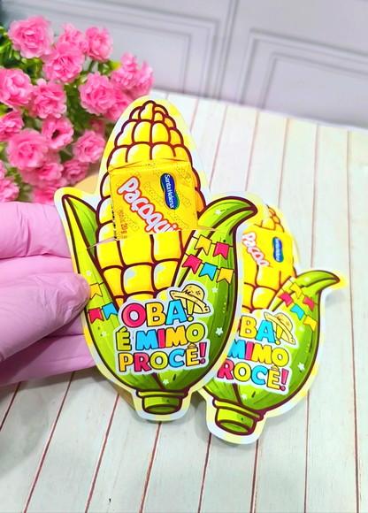 Card com Paçoca- Festa Junina