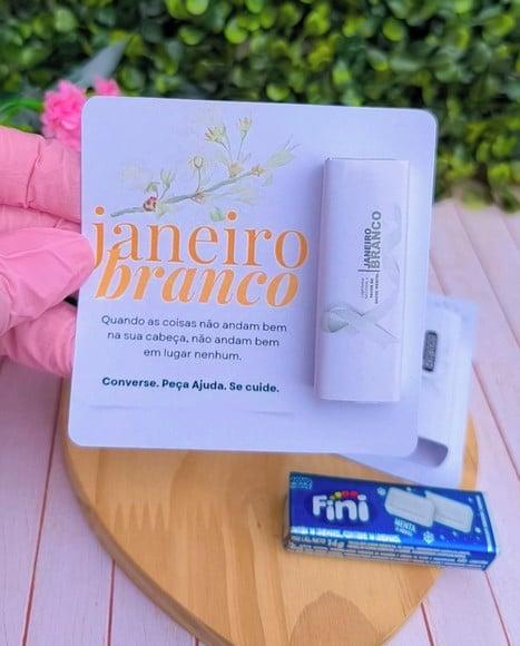 Card com Pastilha - Janeiro Branco