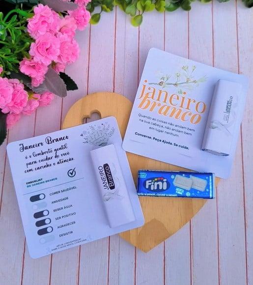 Card com Pastilha - Janeiro Branco