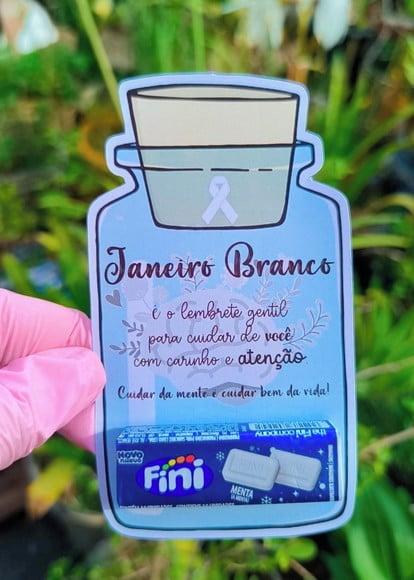 Card com Pastilha - Janeiro Branco