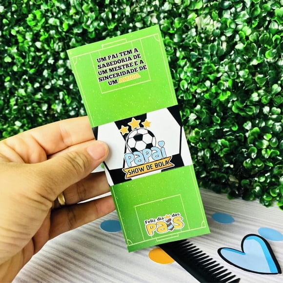 Card com Pente de Bolso- Dia dos Pais