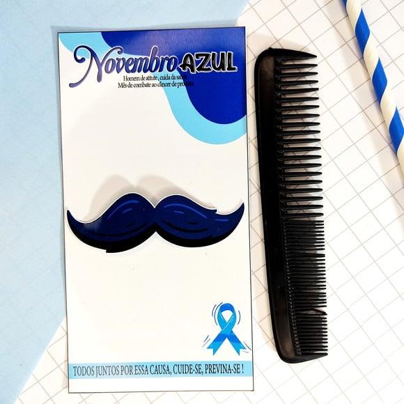 Card com Pente de Bolso- Novembro Azul
