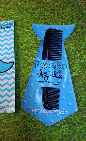Card com Pente de Bolso- Novembro Azul