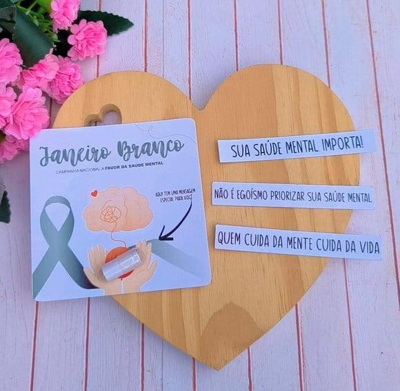 Card com Pílula Mensagem- Janeiro Branco