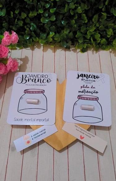 Card com Pílula Frases- Janeiro Branco