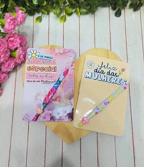 Card com Pinça- Dia da Mulher
